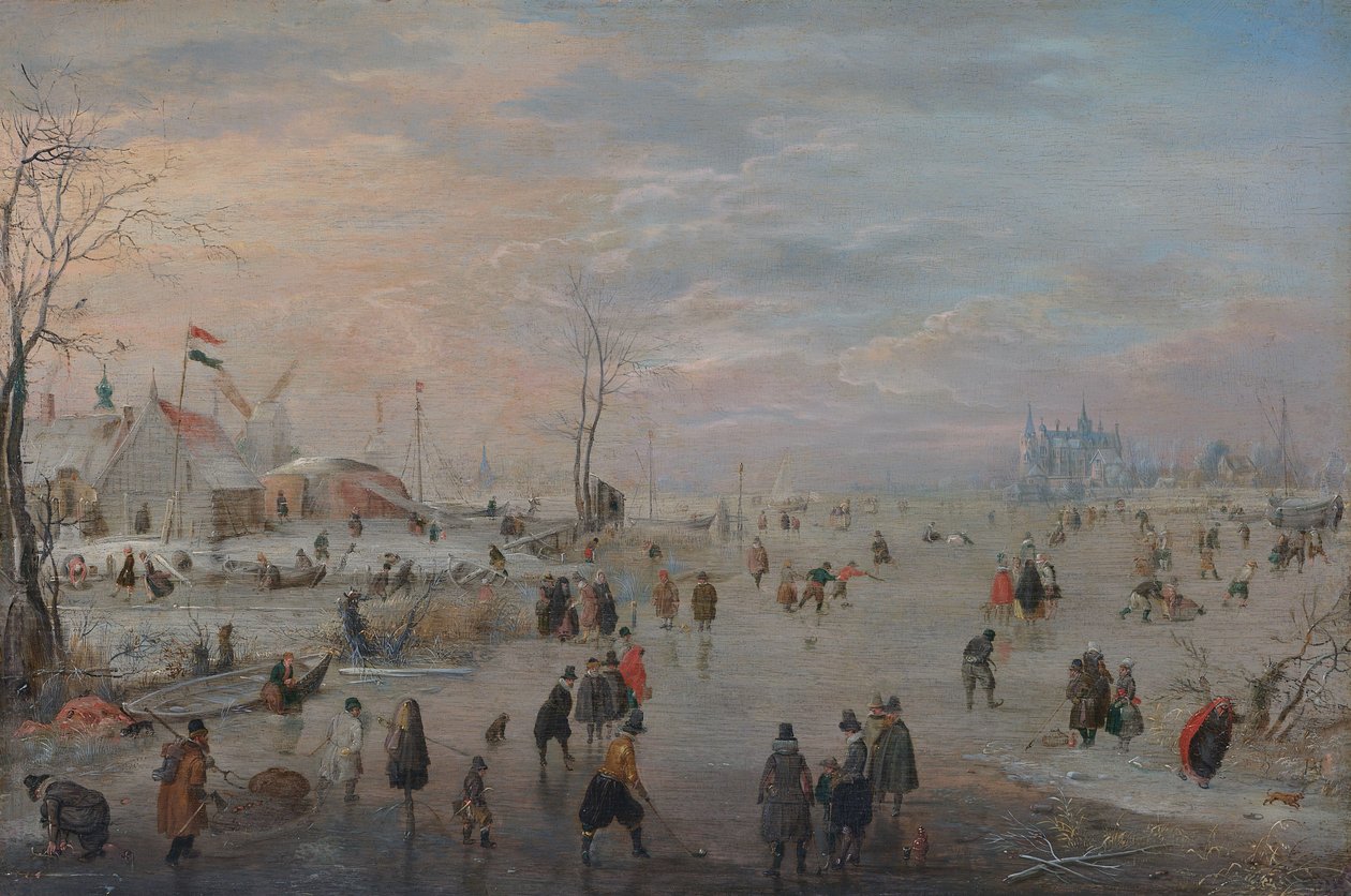 At nyde isen af Hendrick Avercamp