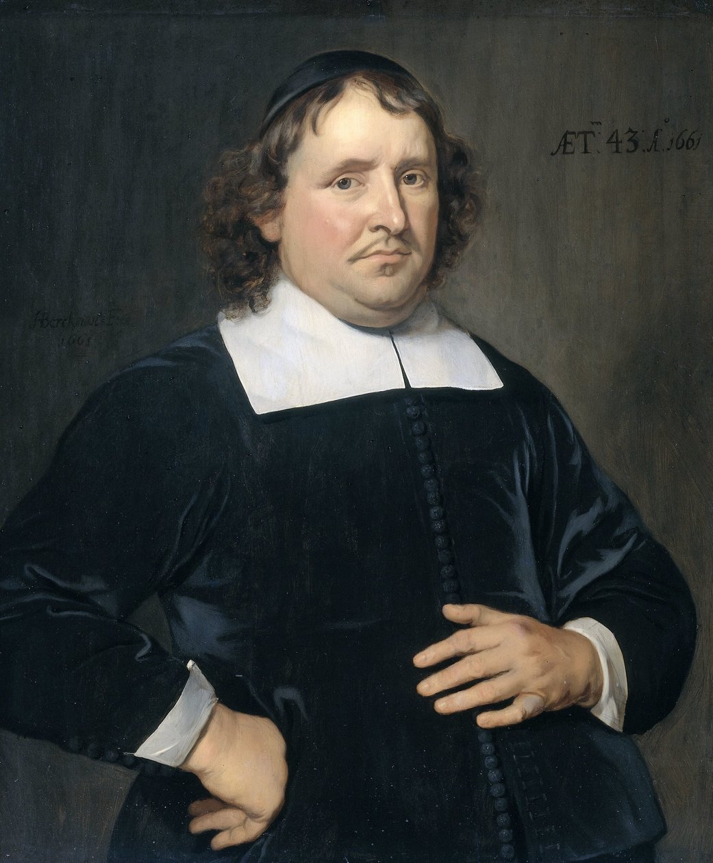 Thomas Pots (1618-1689). minister i Vlissingen af Hendrick Berckman
