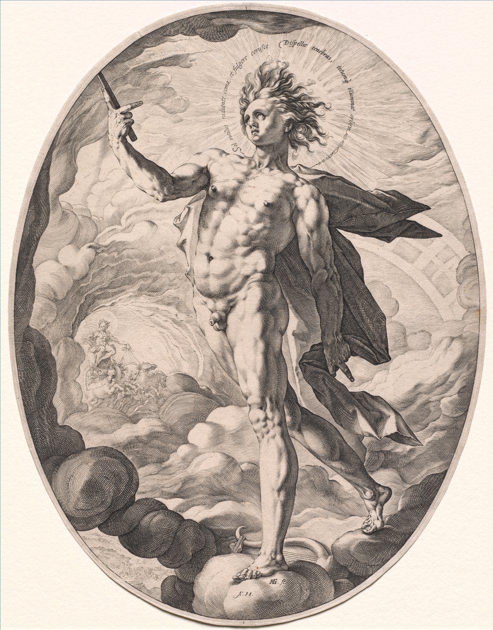 Apollo af Hendrick Goltzius