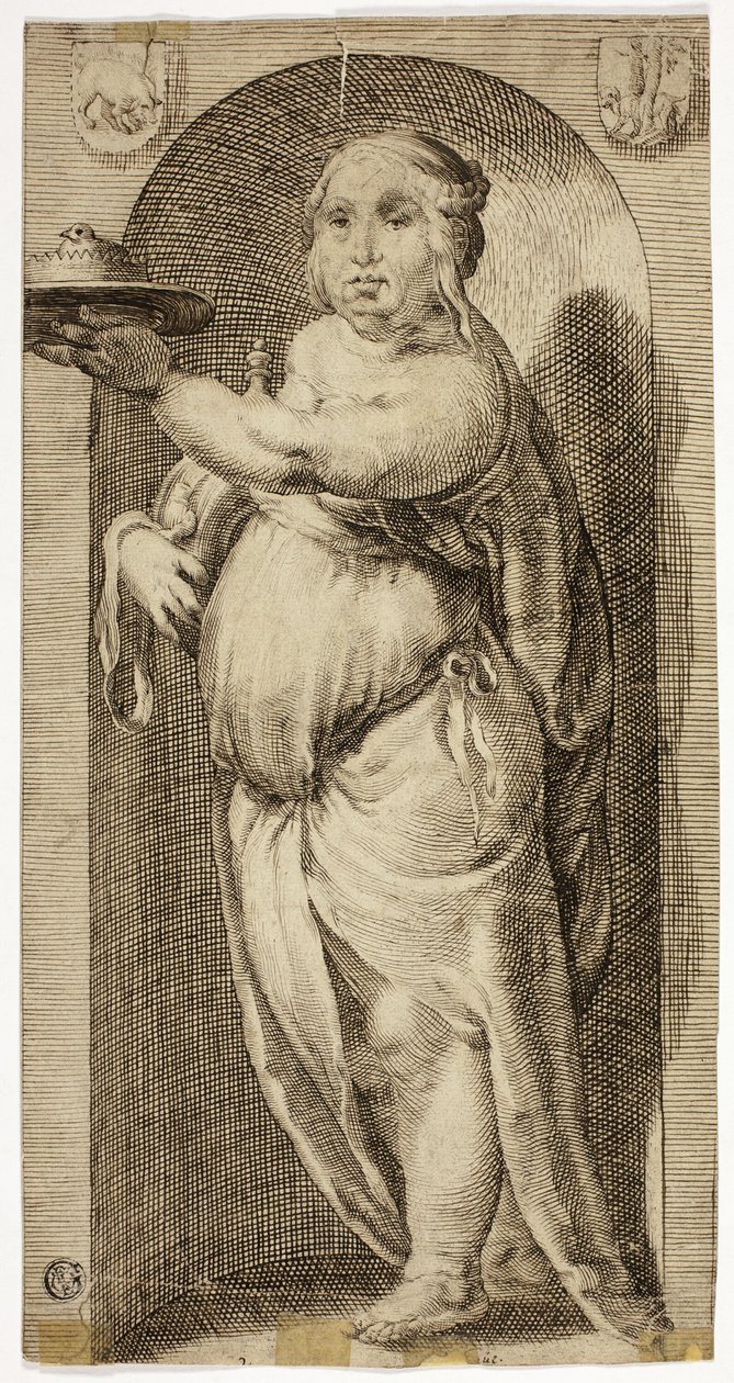 frådseri af Hendrick Goltzius
