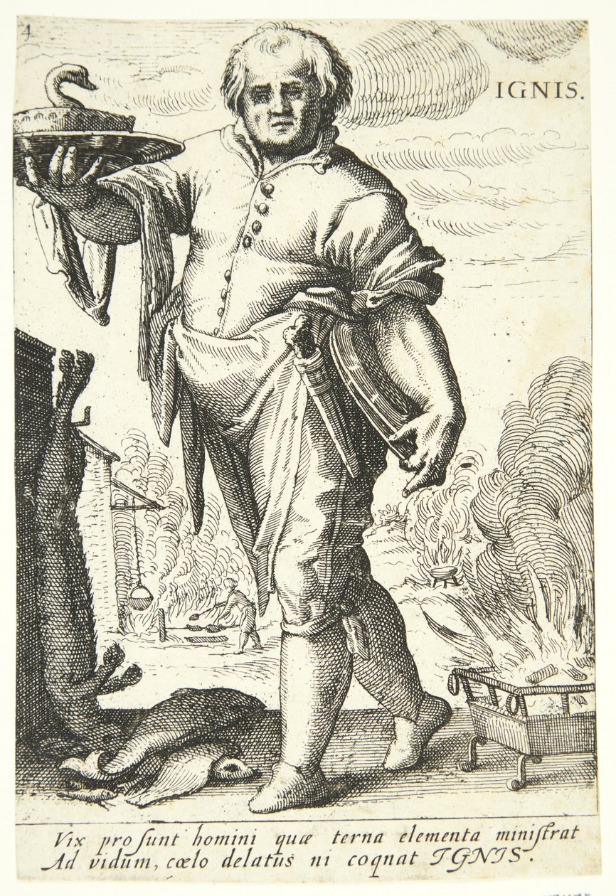 Ild (ild) af Hendrick Goltzius