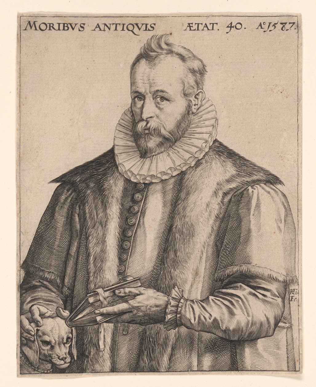 Justus Lipsius af Hendrick Goltzius