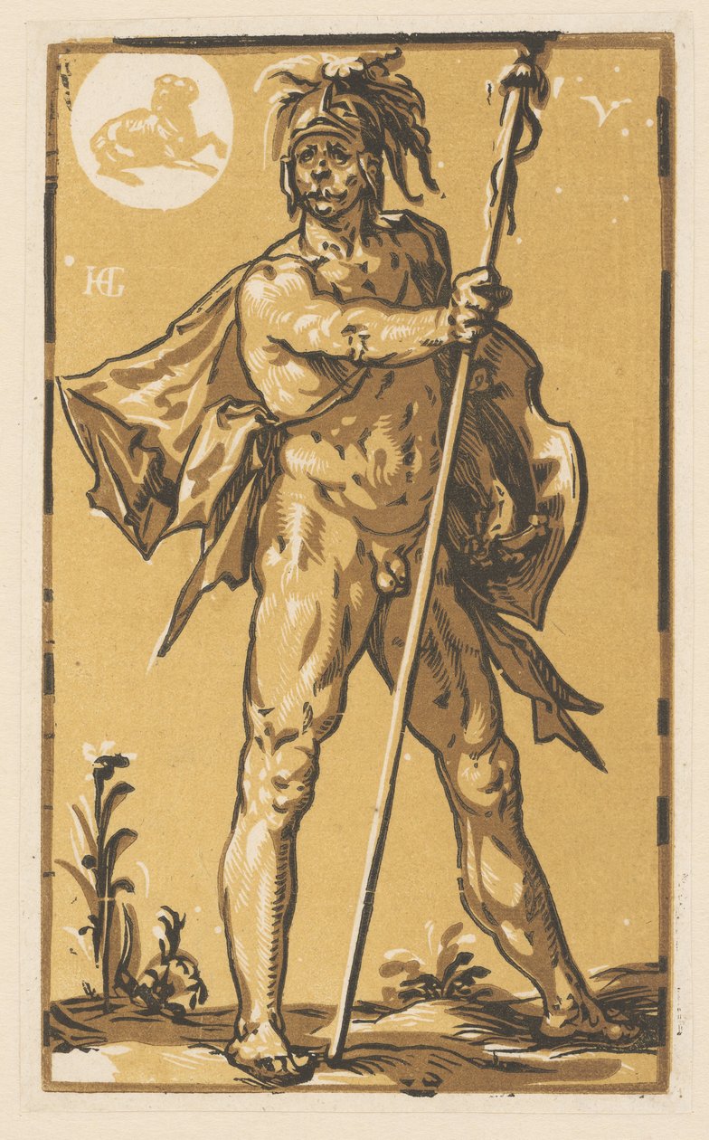 Mars af Hendrick Goltzius