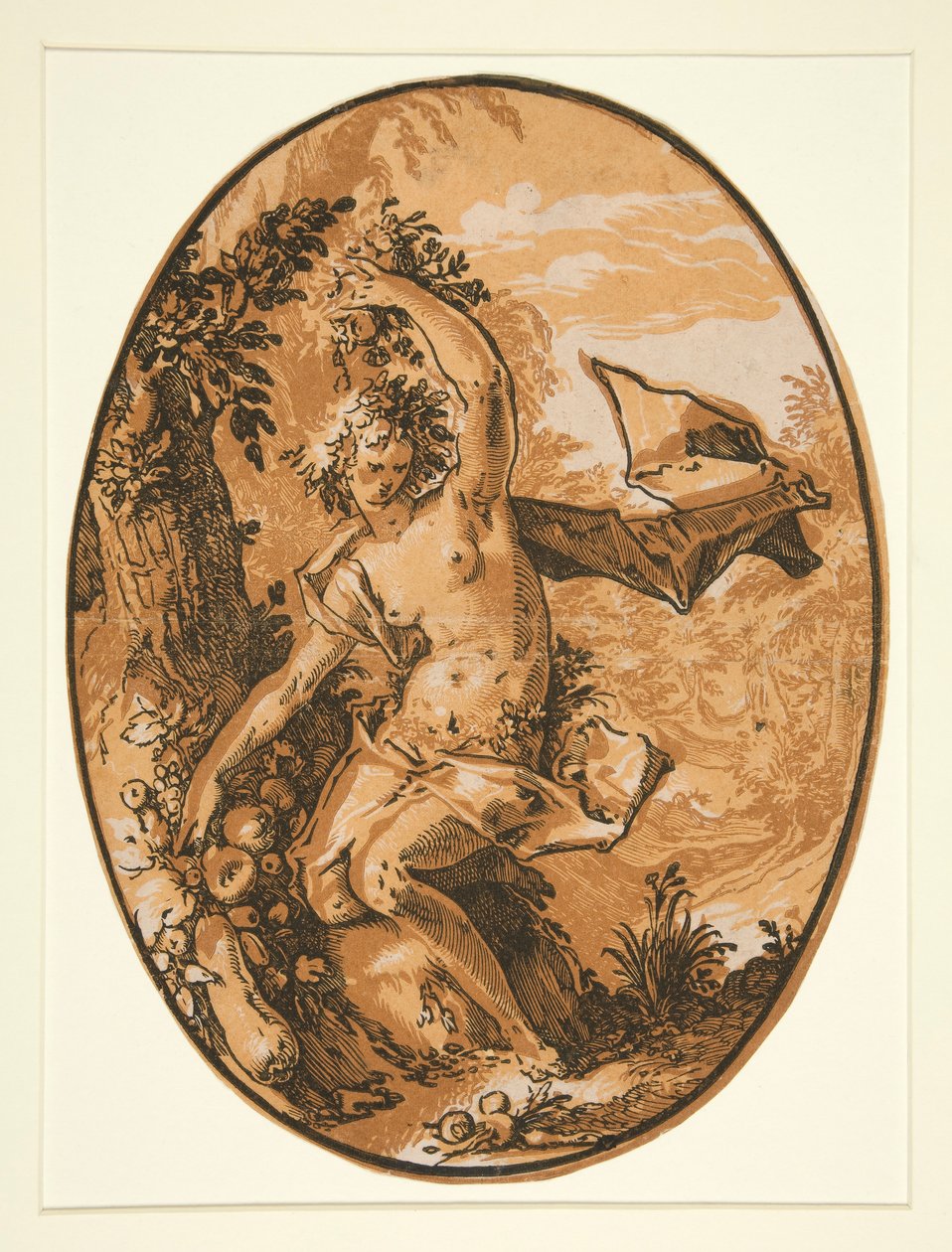 Persephone (Proserpina) af Hendrick Goltzius