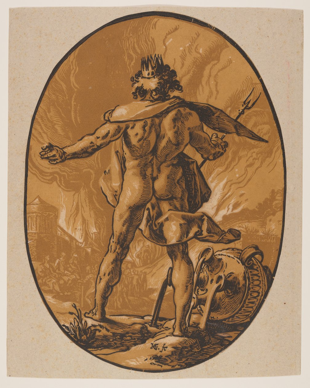 Pluto, fra guderne af Hendrick Goltzius