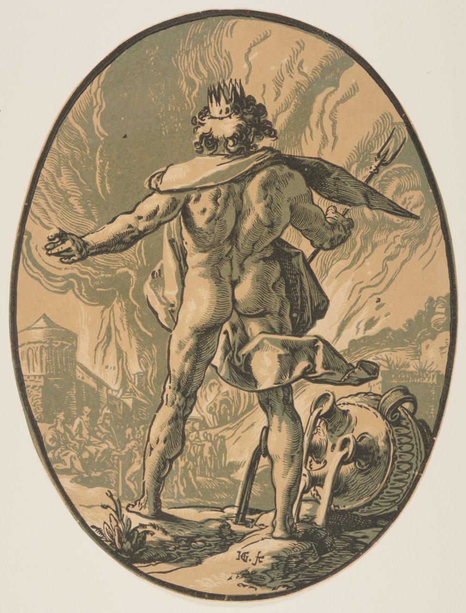 Pluto, fra guderne af Hendrick Goltzius