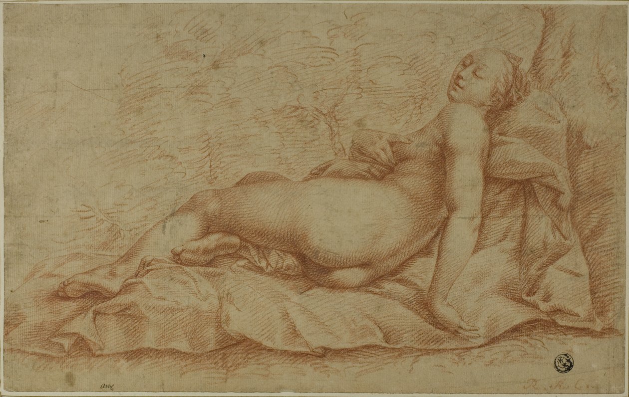 Tilbagelænet Venus af Hendrick Goltzius
