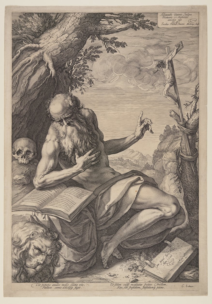 Jerome af Hendrick Goltzius