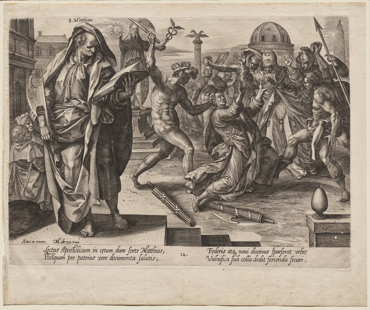 Sankt Matthias af Hendrick Goltzius