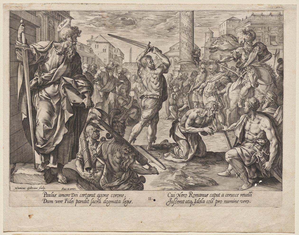 St. Paul af Hendrick Goltzius