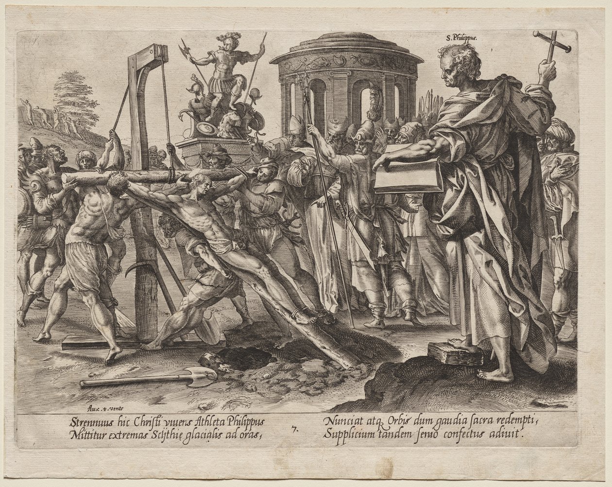 St. Philip af Hendrick Goltzius