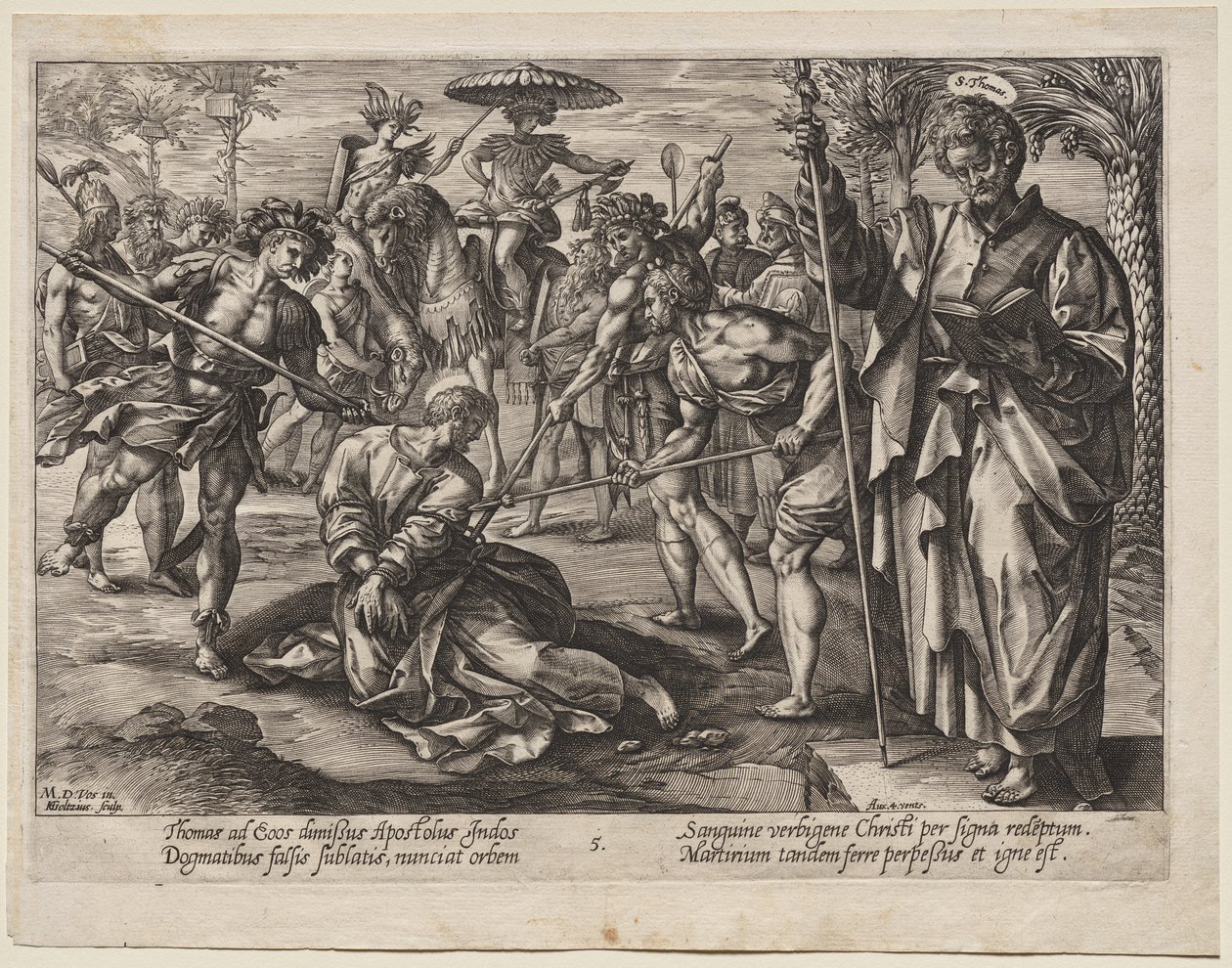 Sankt Thomas af Hendrick Goltzius