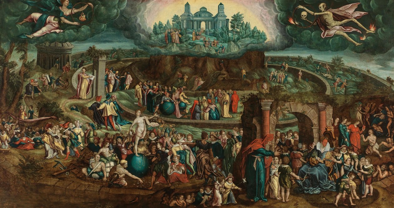 Tabula Cebetis Cebes bord. af Hendrick Goltzius