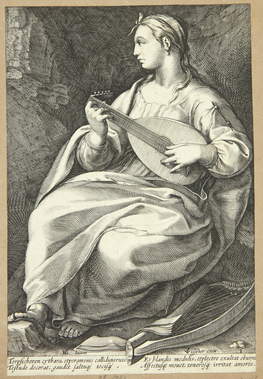 Terpsichore af Hendrick Goltzius
