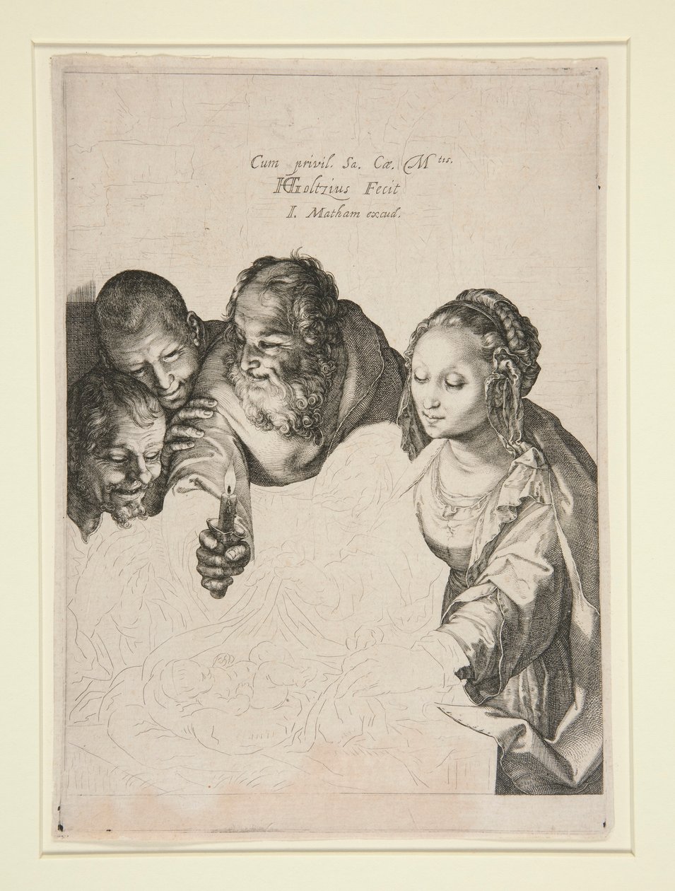 Hyrdernes tilbedelse af Hendrick Goltzius