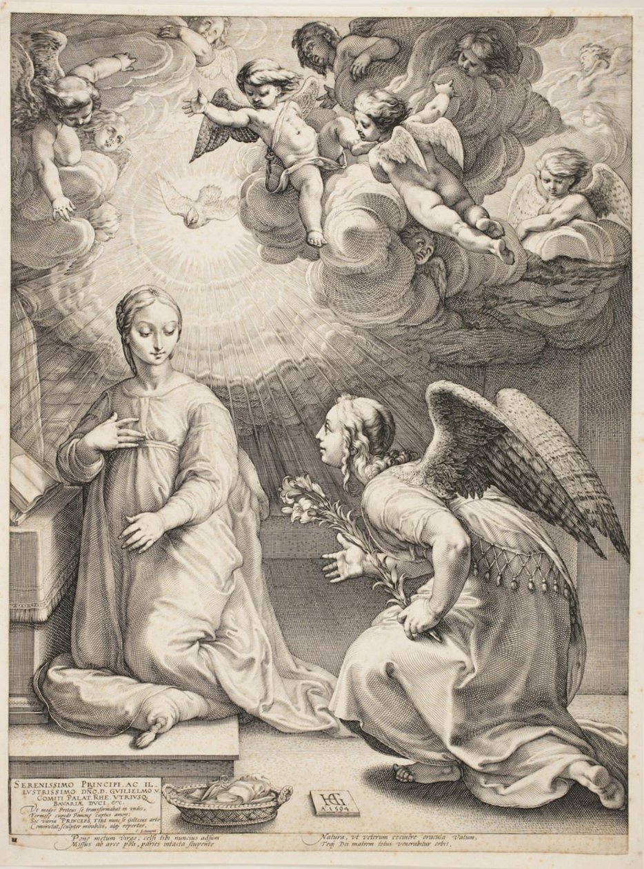 Bebudelsen af Hendrick Goltzius