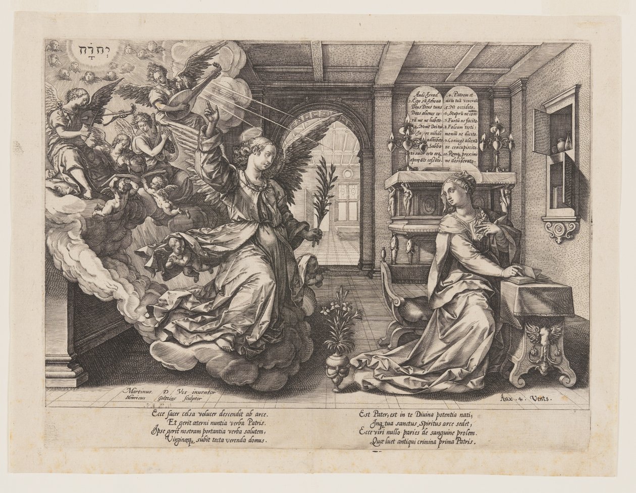 Bebudelsen af Hendrick Goltzius