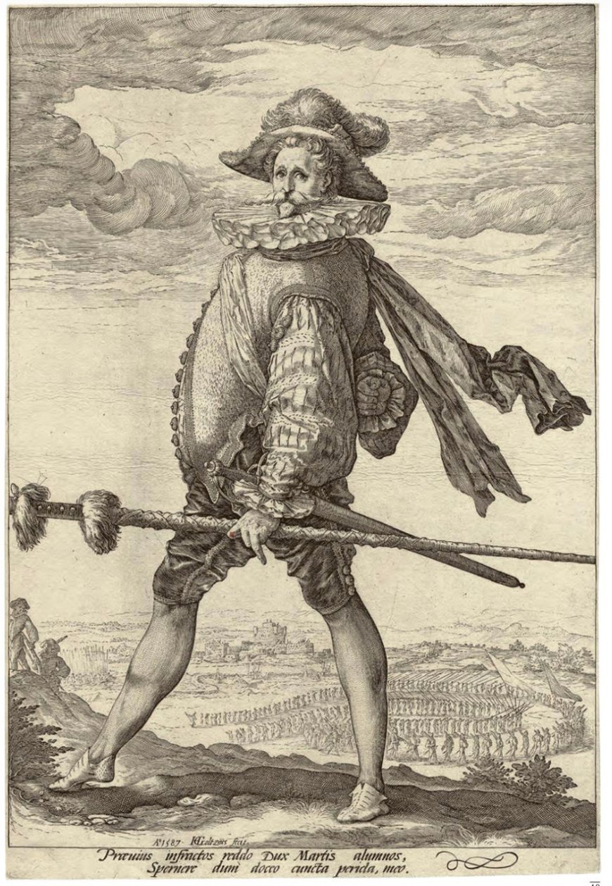 Infanteriets kaptajn af Hendrick Goltzius