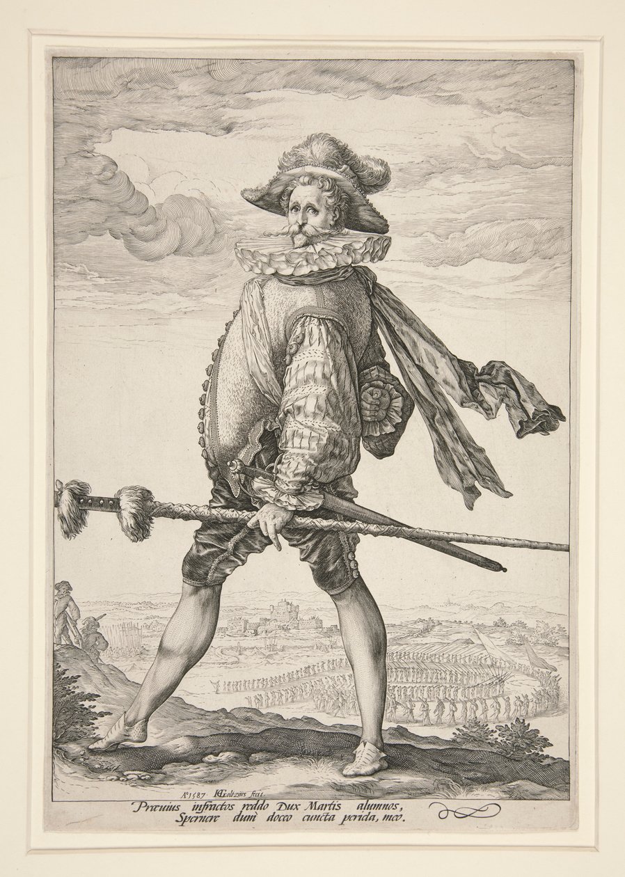 Infanteriets kaptajn af Hendrick Goltzius