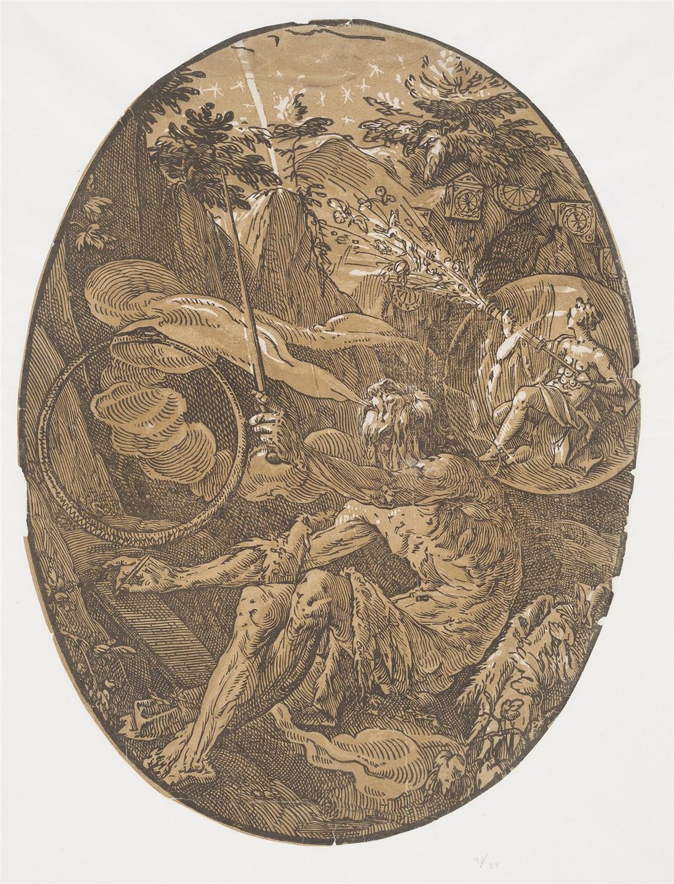 Evighedens Hule (Trollmanden) af Hendrick Goltzius