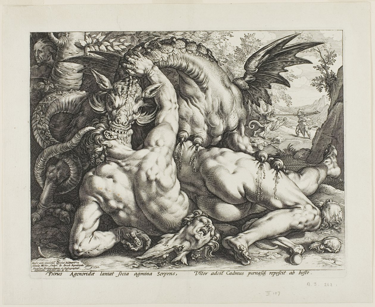 Dragen fortærer Cadmus