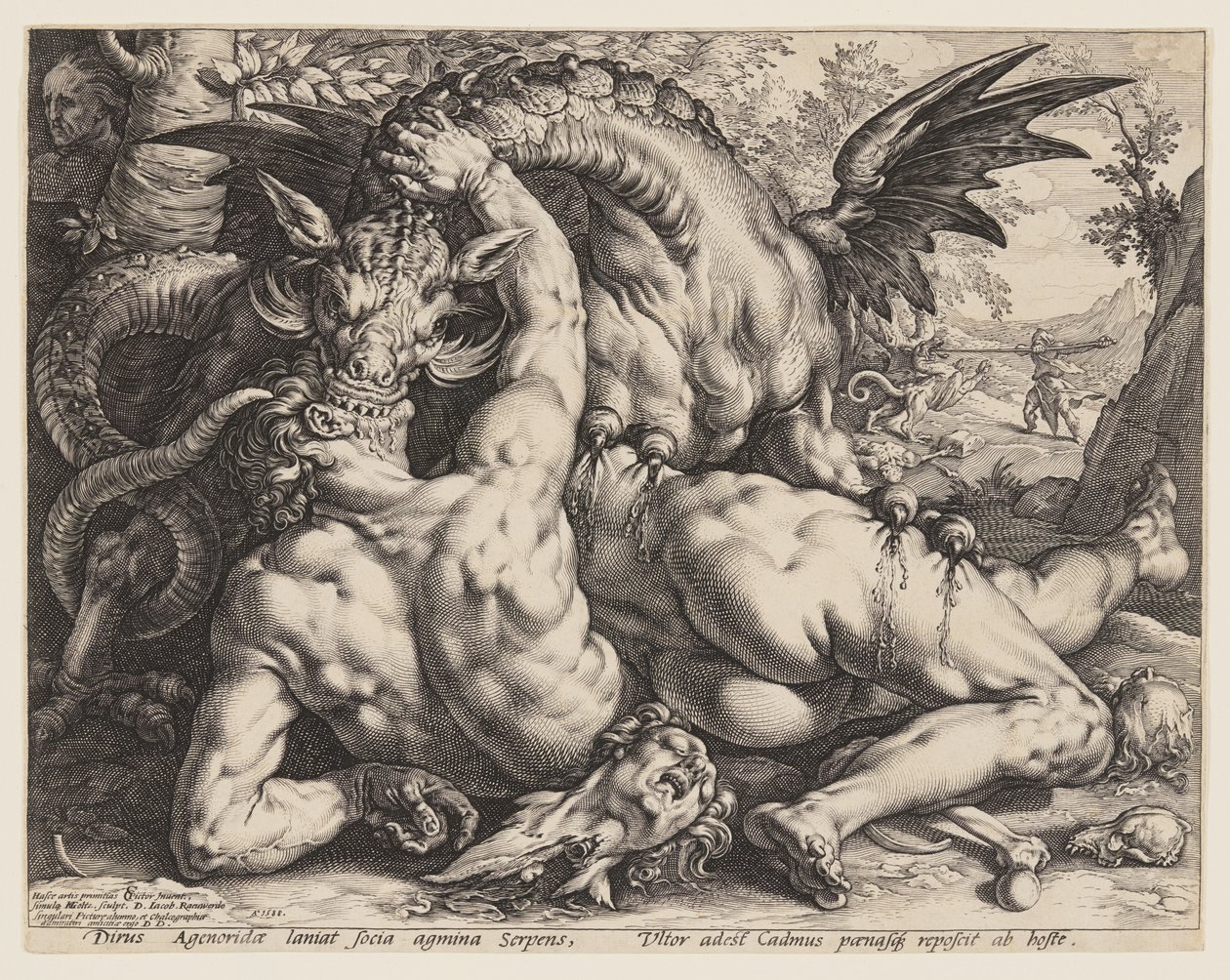 Dragen, der fortærer Kadmos