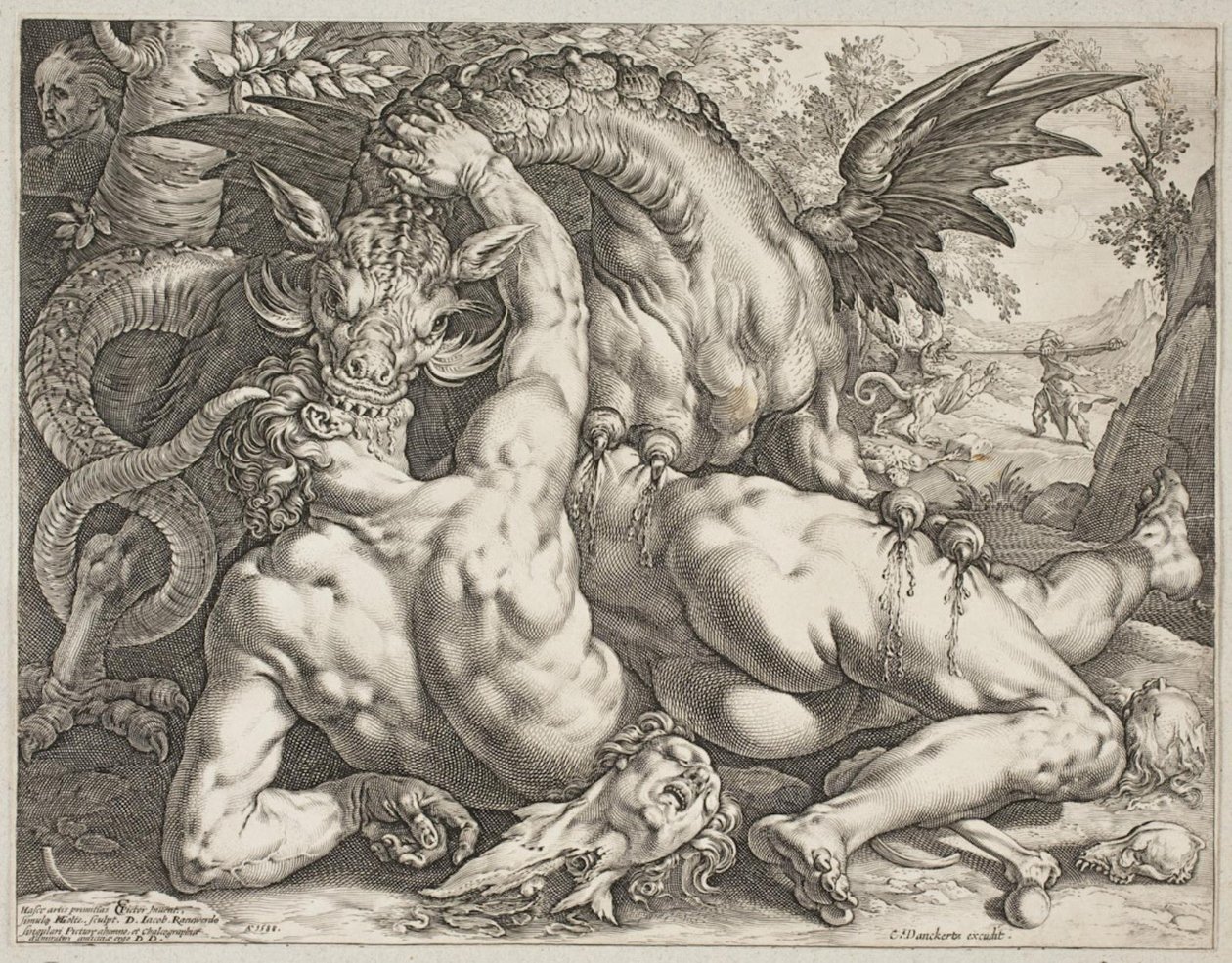 Dragen fortærer Cadmus