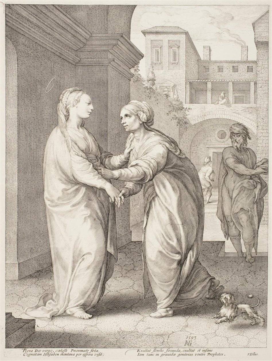 Besøget af Hendrick Goltzius