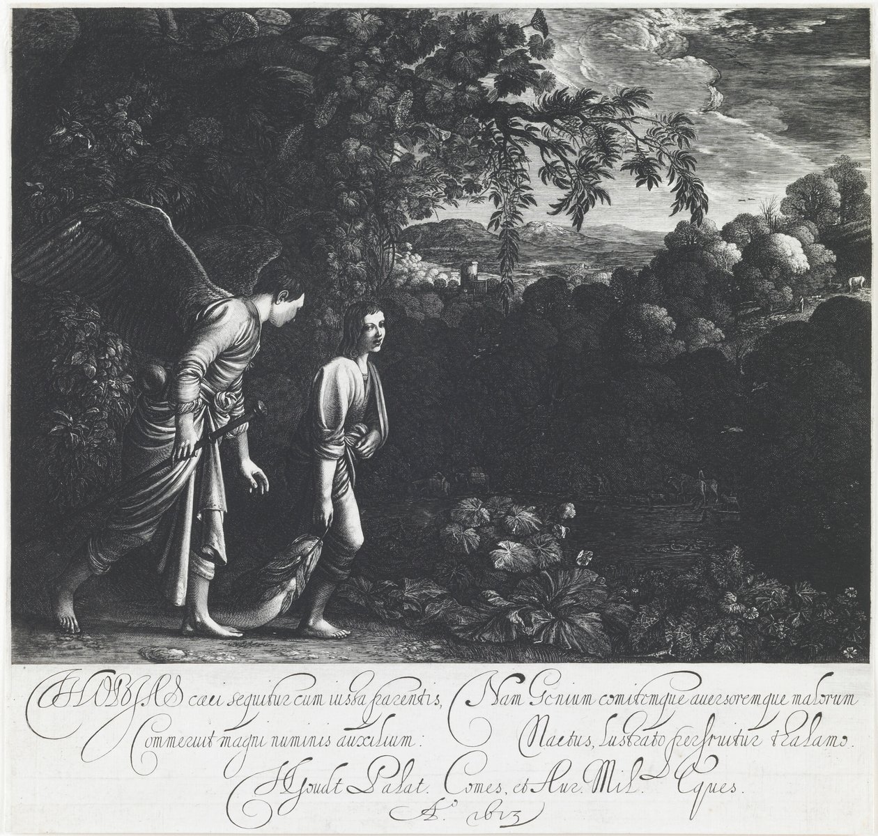 Tobias med englen af Hendrick Goudt