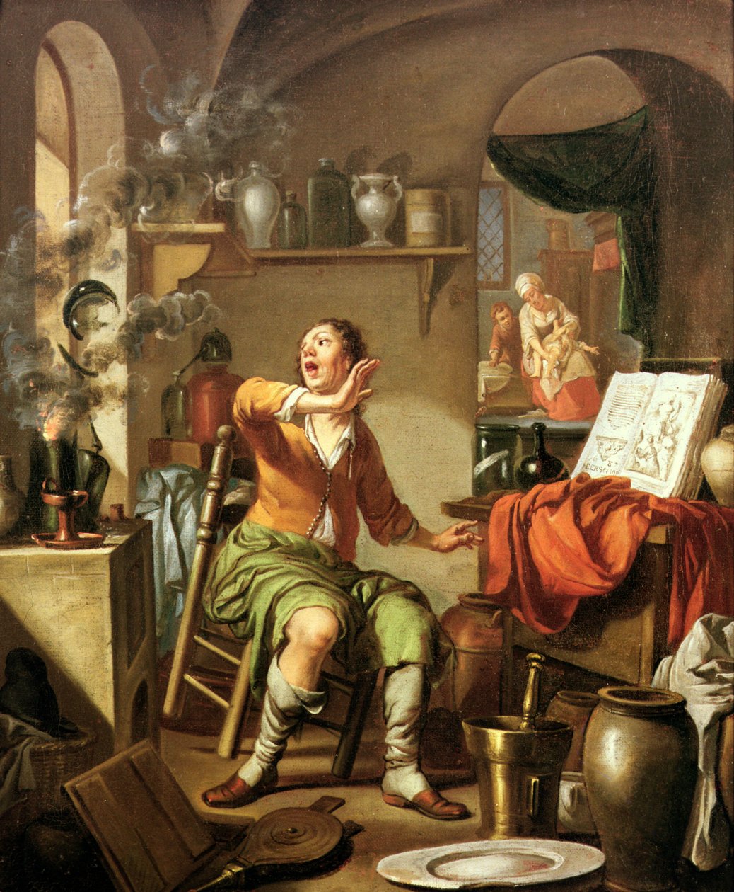 Alkymisten af Hendrick Heerschop or Herschop