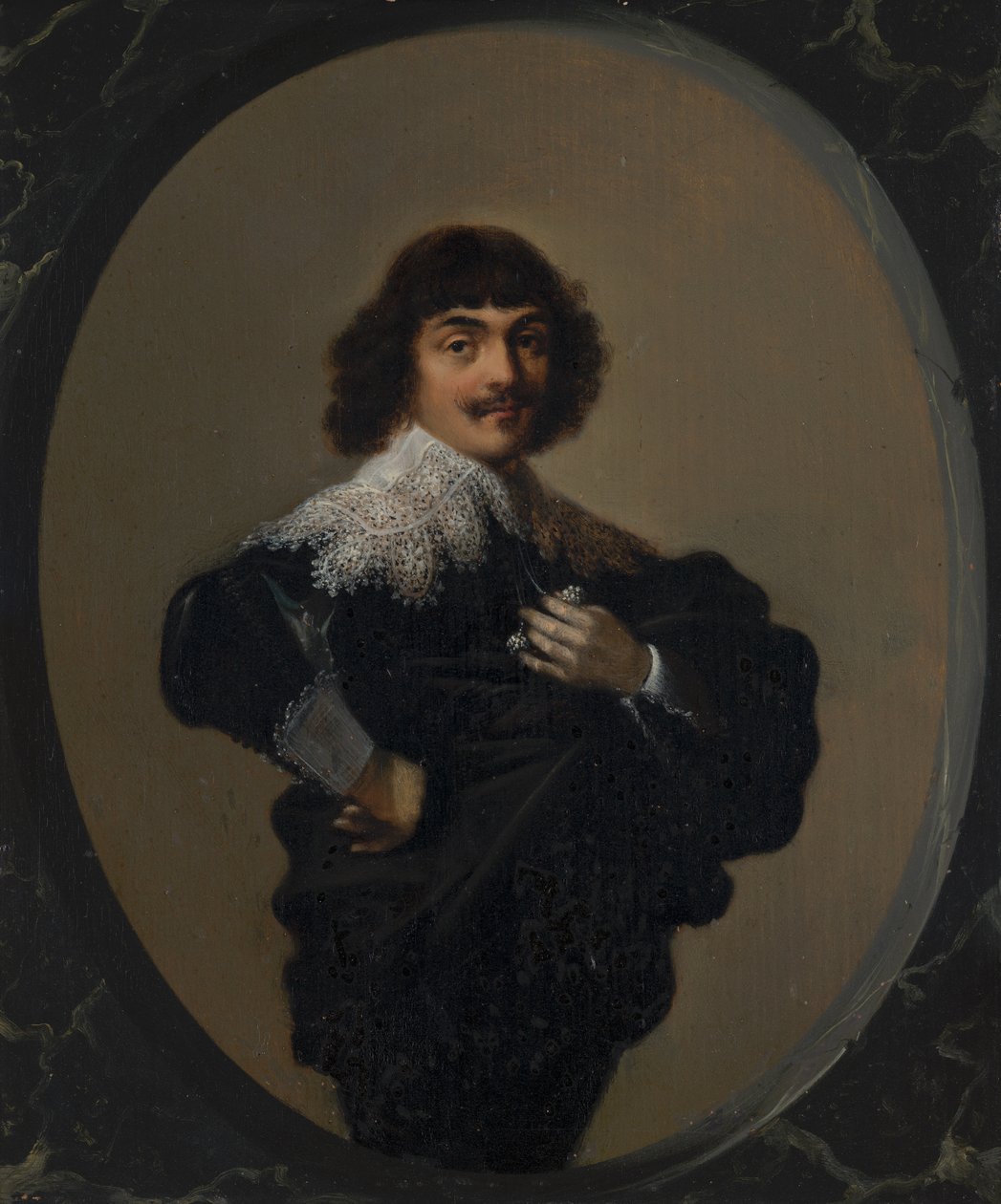 Portræt af Jean Fontaine (1608-1668) af Hendrick Gerritsz Pot