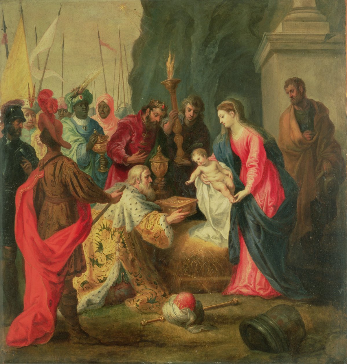 Tilbedelse af Magi af Hendrik van the Elder Balen