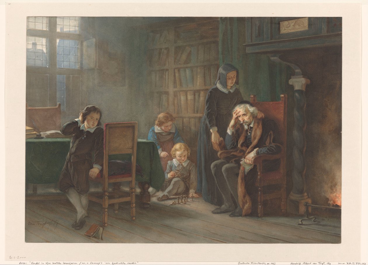 Vondel i hans sidste leveår af Hendrik Albert van Trigt