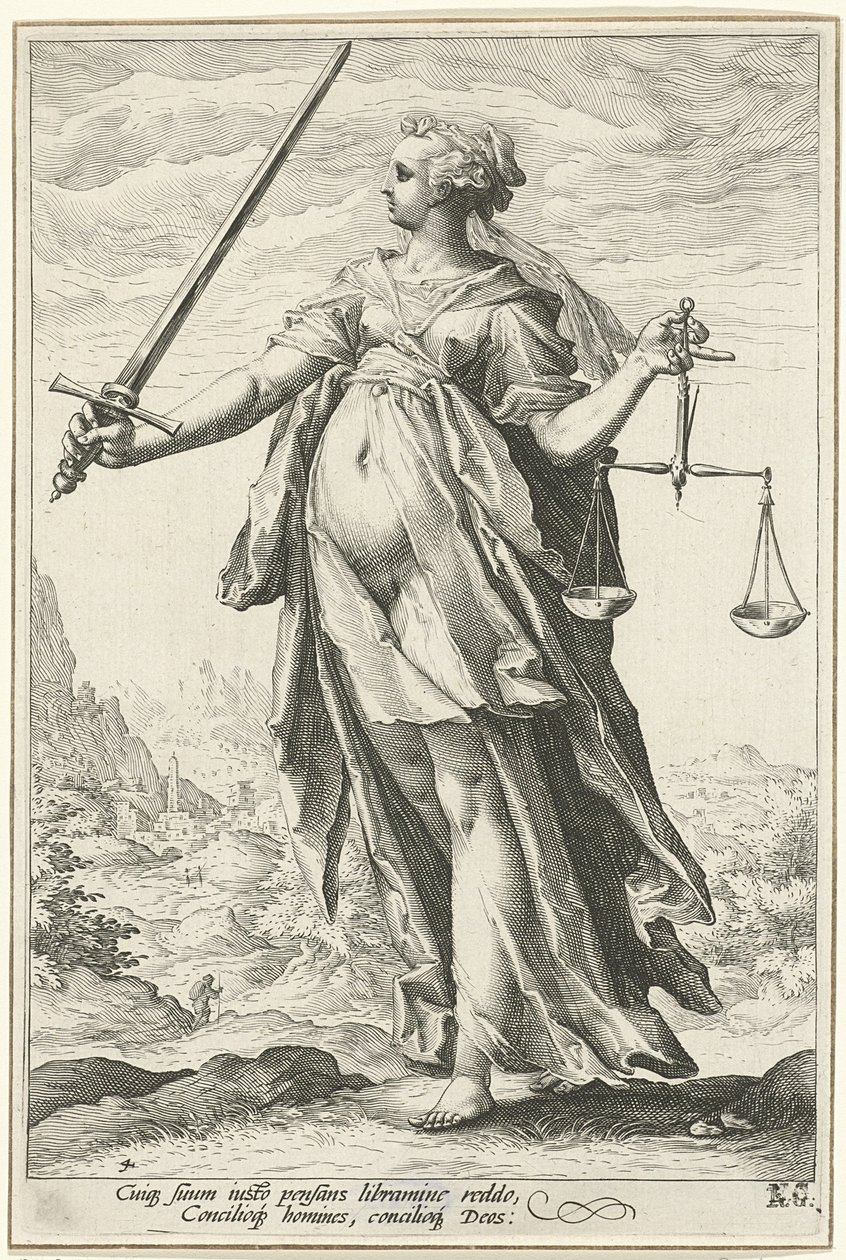 Retfærdighed Retfærdighed af Hendrik Goltzius