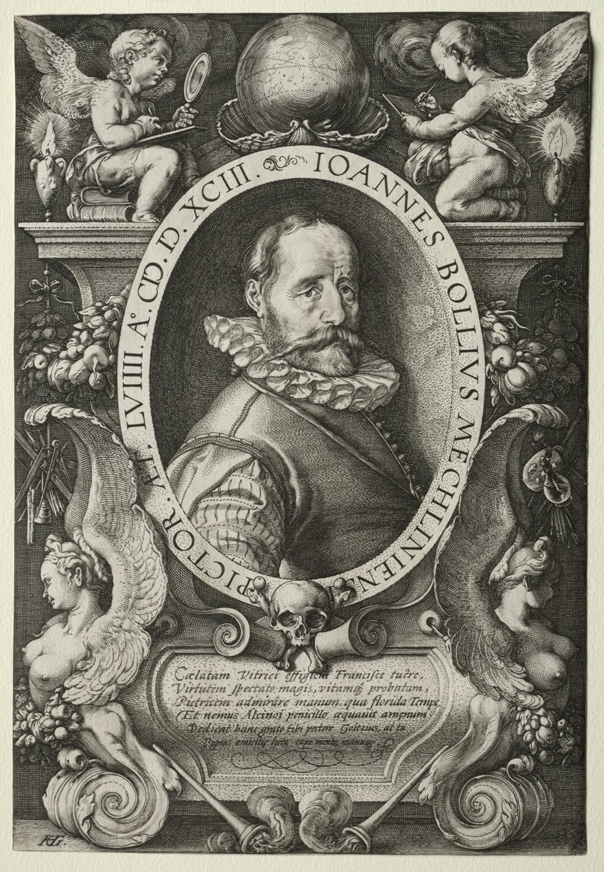 Hans Bol, 1593. af Hendrik Goltzius