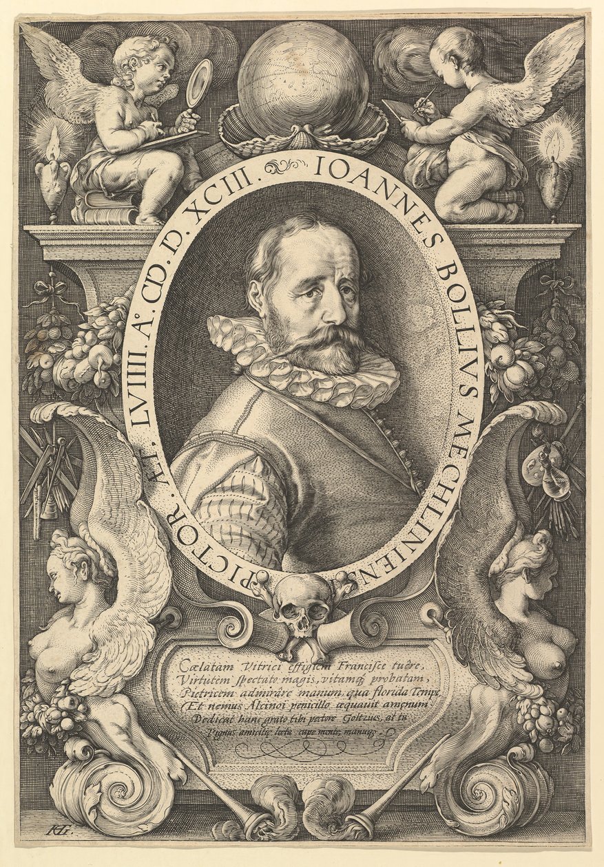 Hans Bol, 1593. af Hendrik Goltzius