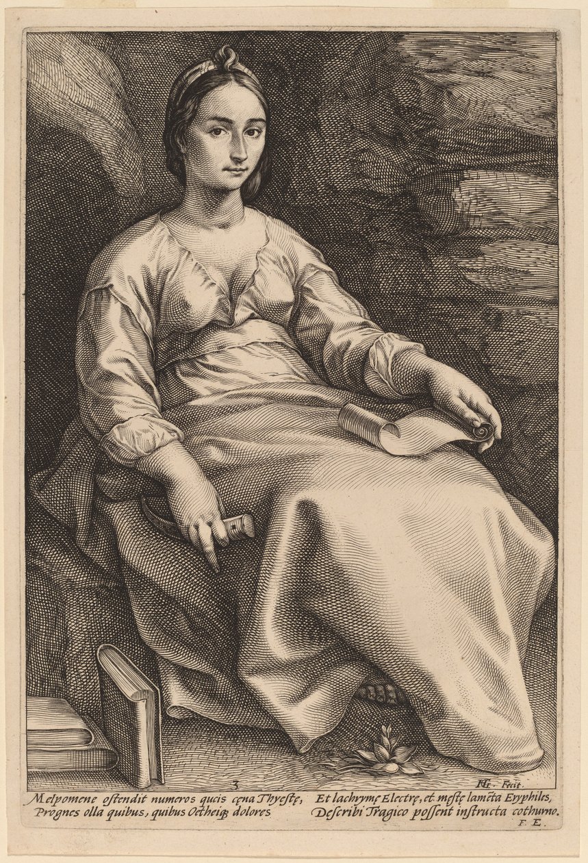 Melpomene af Hendrik Goltzius
