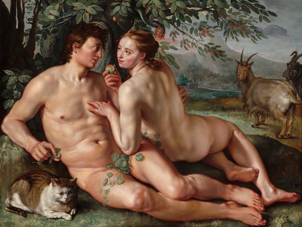 Menneskets Fald af Hendrik Goltzius