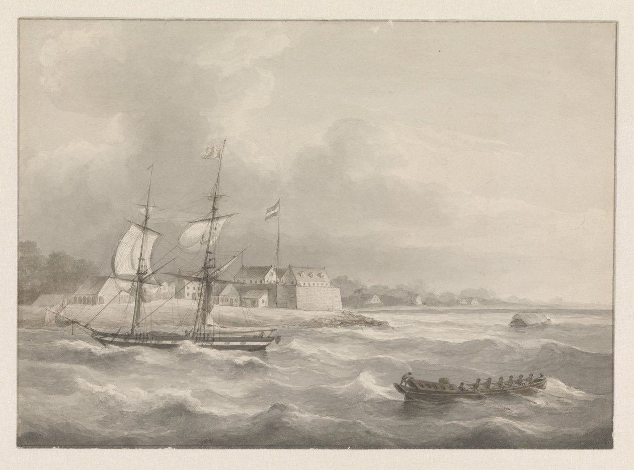 Fort Zeelandia af Hendrik Huygens