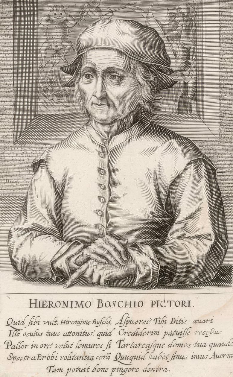 HIEROMO BOSCHIO PICTORI (…) af Hendrik I Hondius