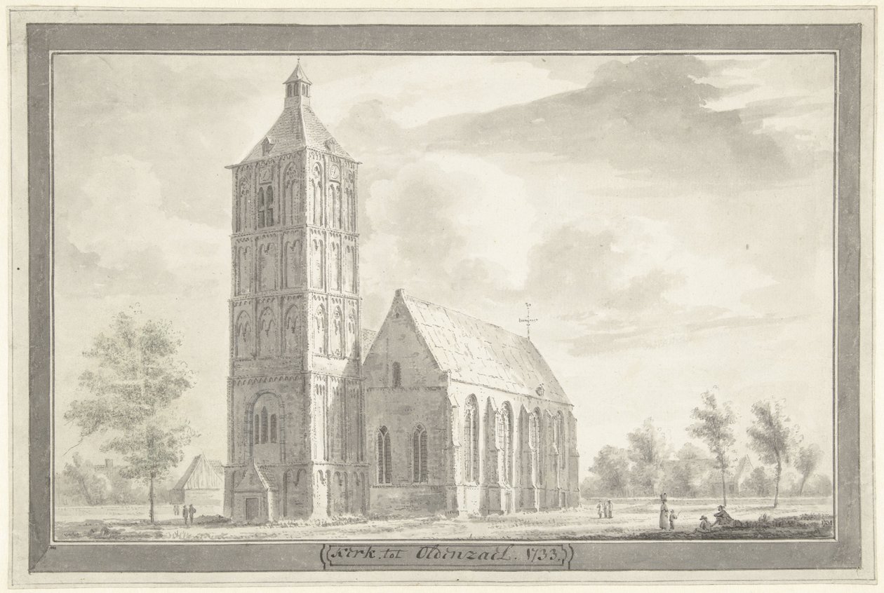 St. Plechelmus-kirken i Oldenzaal af Hendrik Spilman