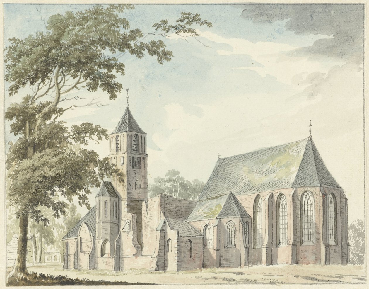 Kirke i Warmond af Hendrik Tavenier
