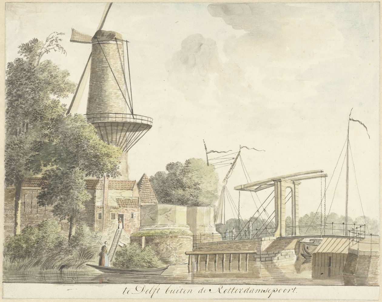 Rotterdam Gate i Delft af Hendrik Tavenier