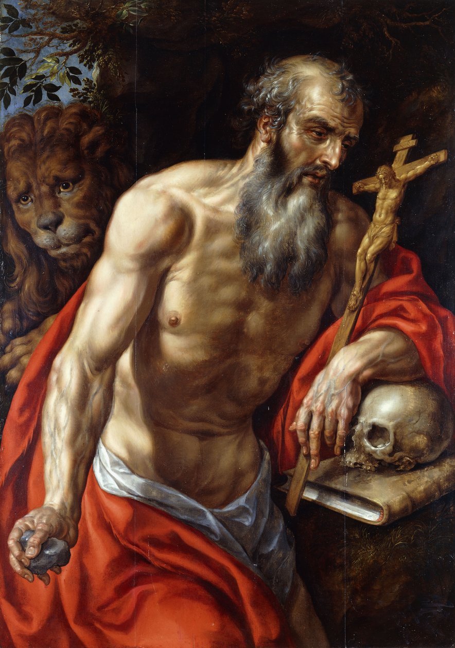 Sankt Jerome, af Hendrick de Clerck