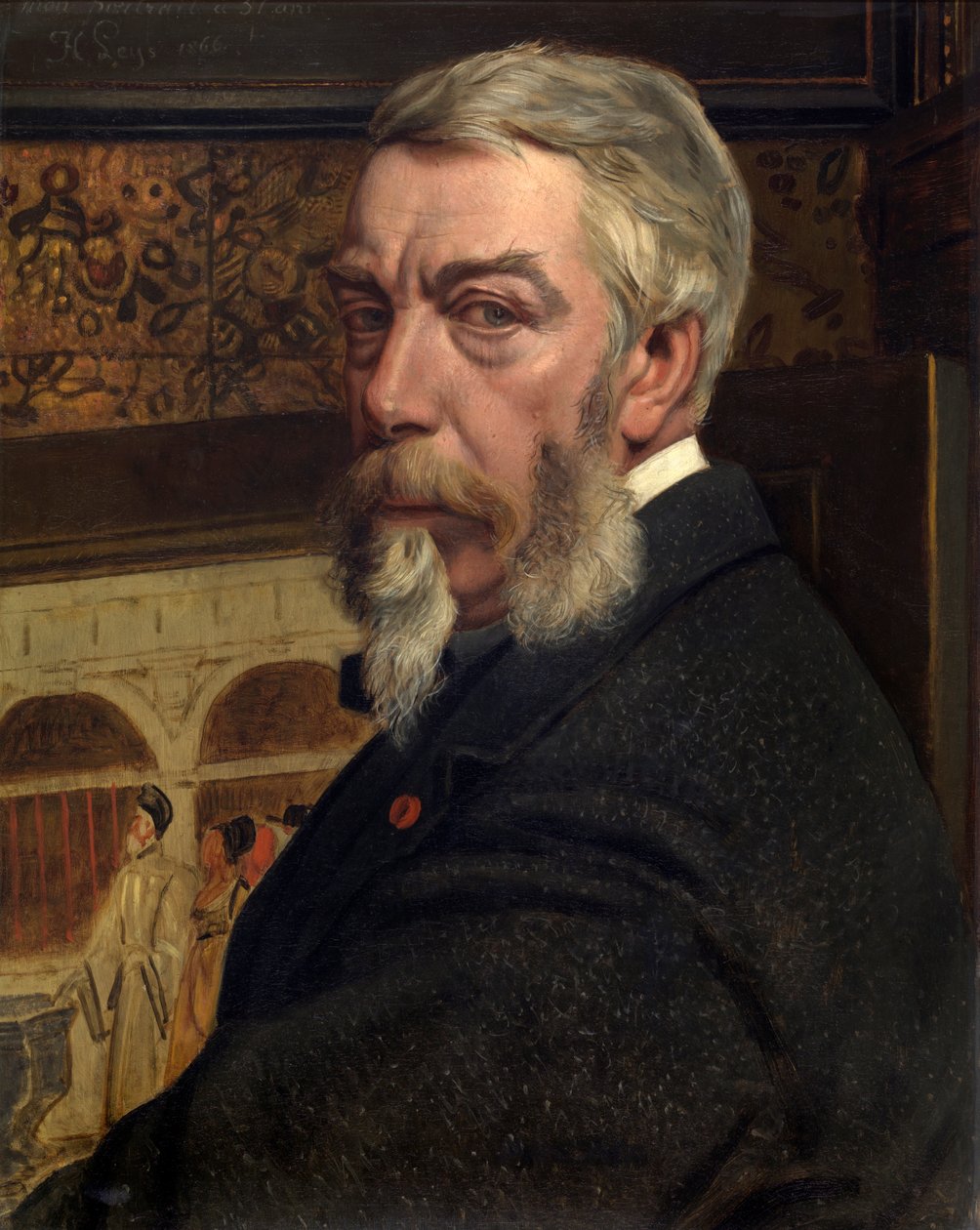 Selvportræt af Hendrik or Henri Leys