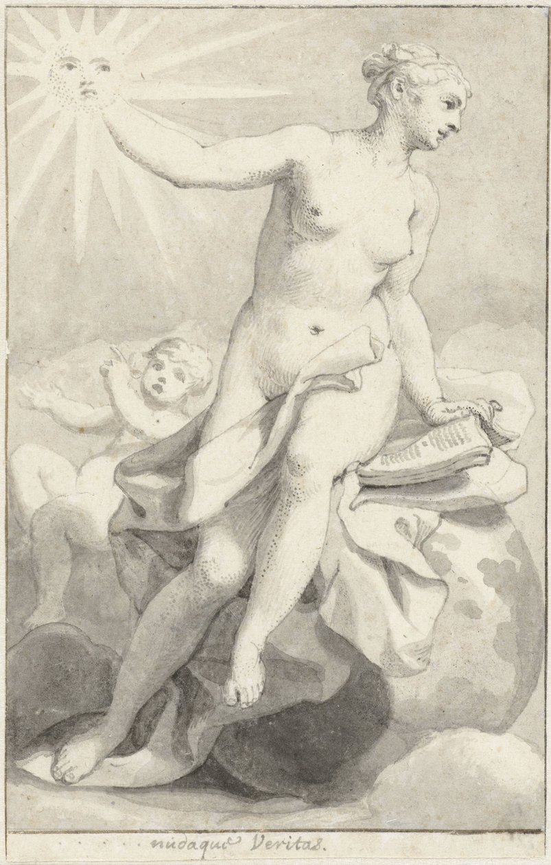 Siddende allegorisk kvindeskikkelse af Hendrik van Limborch