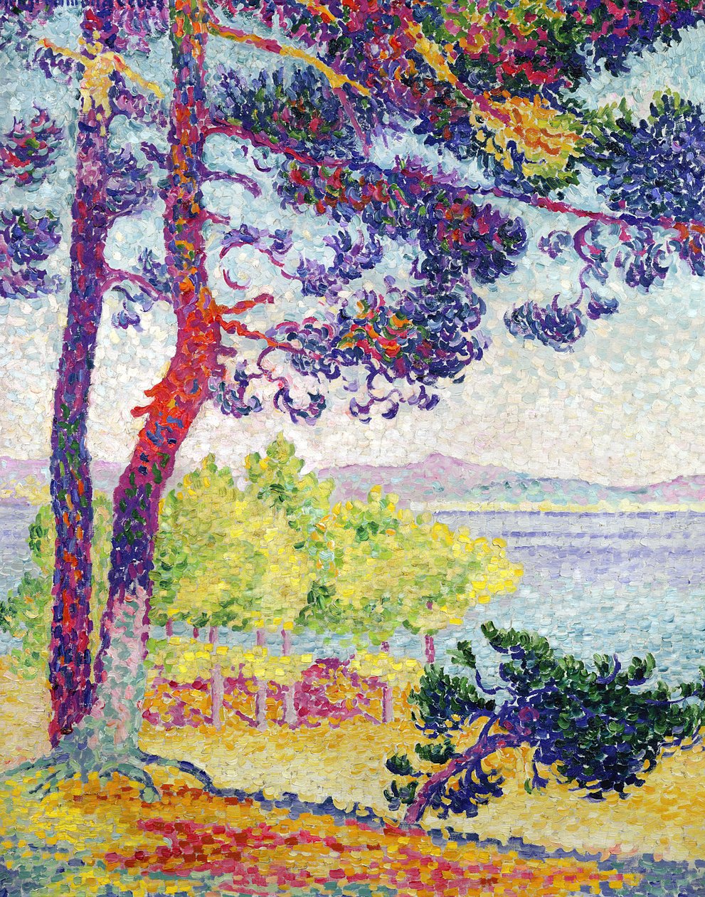 Eftermiddag i Pardigon, Var, 1907 af Henri Edmond Cross