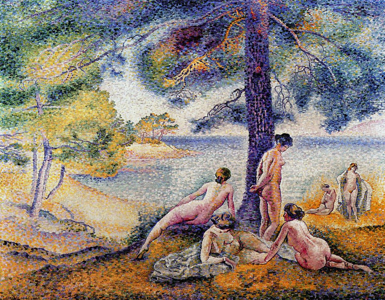 I skyggen, 1902 af Henri Edmond Cross