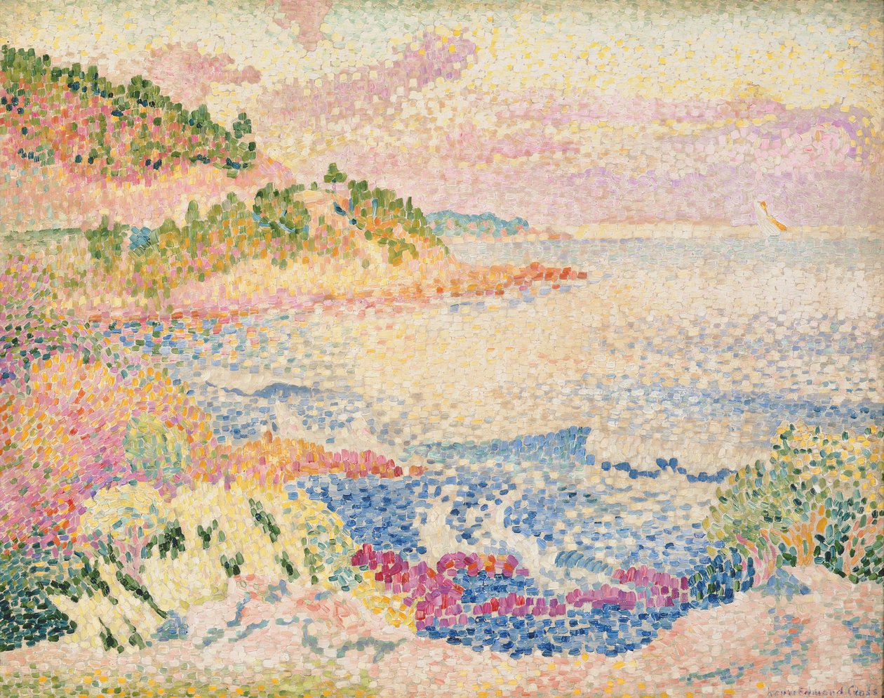 The Maures, ca. 1906-06 af Henri Edmond Cross