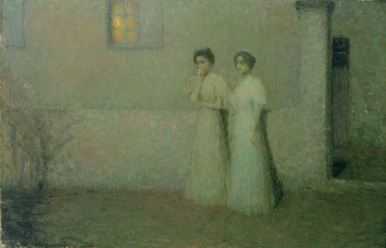 Blid nat, 1897 af Henri Eugene Augustin Le Sidaner
